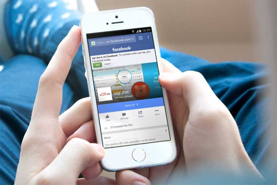 tạo mã qr code cho facebook