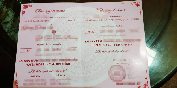 thiep cuoi3 1643 - 'Giấy Chứng Nhận Quyền Sử Dụng Thiệp Cưới' Siêu Độc Đáo Gây Sốt Cư Dân Mạng Có Mã QR Code