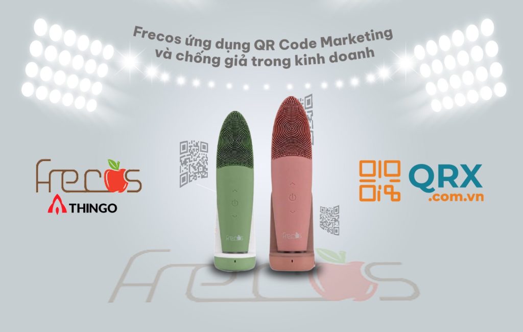Frecos Á châu áp dụng QR Code marketing và QR Code chống giả của QRX