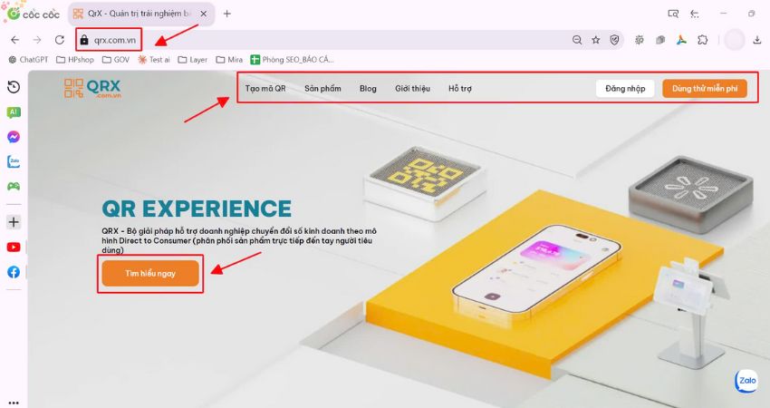 Truy cập trang web và lấy link cần thiết