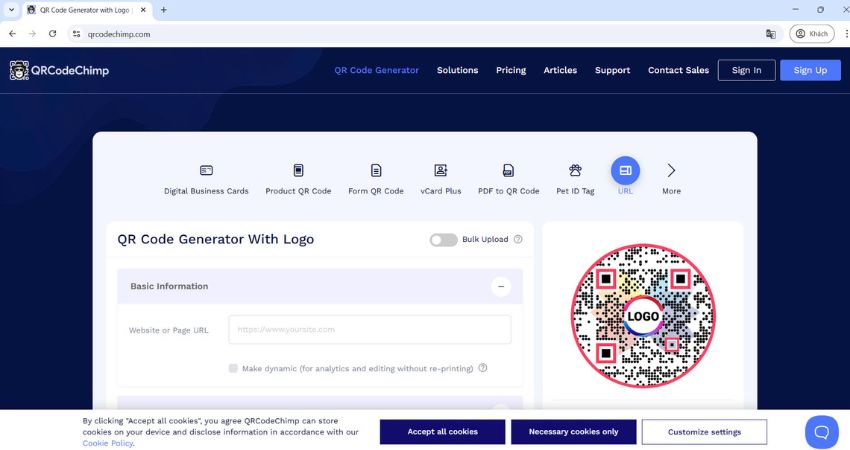 QRCode Chimp