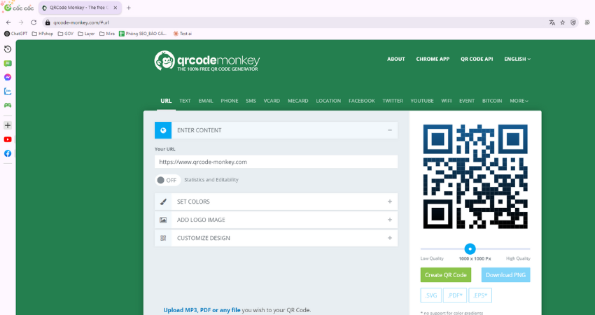 phần mềm tạo mã qr miễn phí