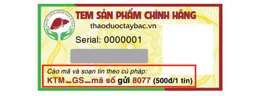 Tem bảo hành SMS